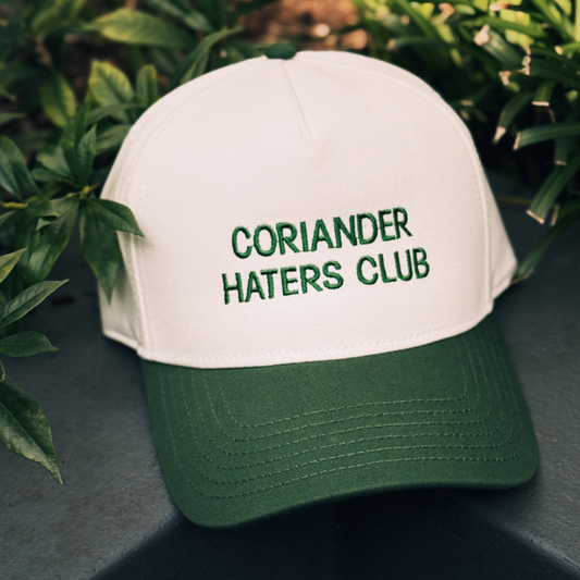 'Coriander Haters Club' Embroidered Hat
